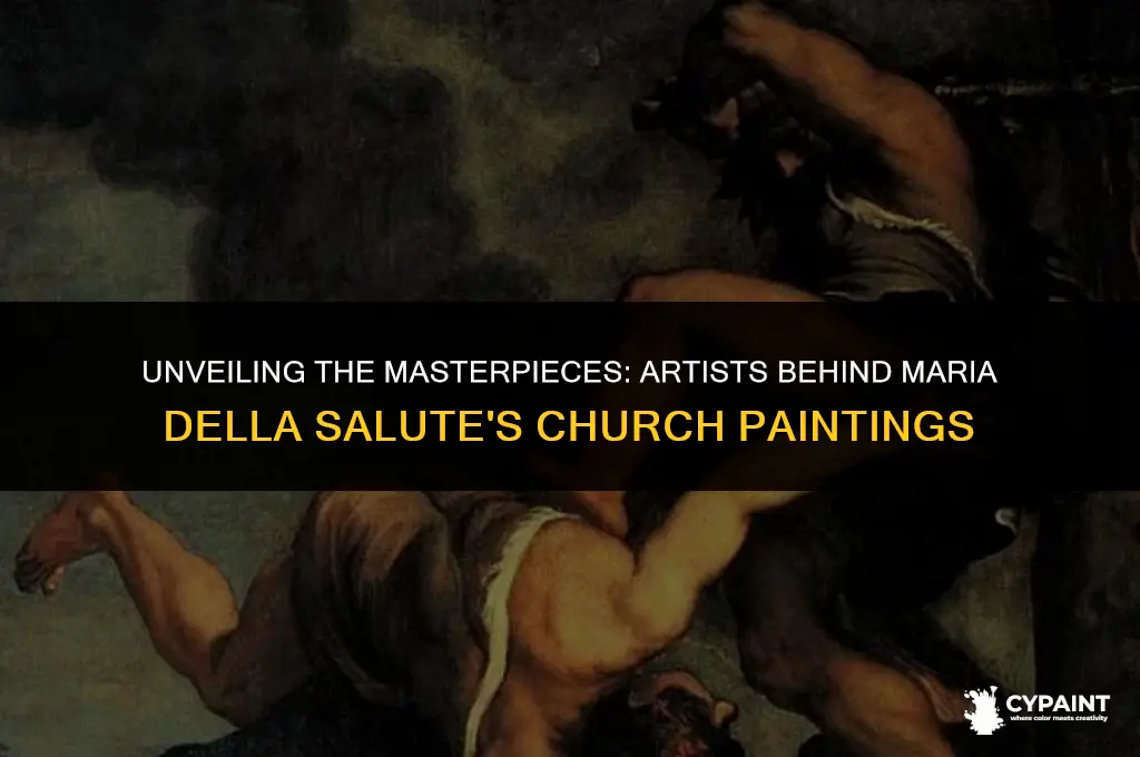 who did the paintings in the church maria della salute