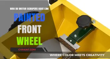 Why Motor Scrapers Feature Line-Painted Front Wheels: Purpose Explained