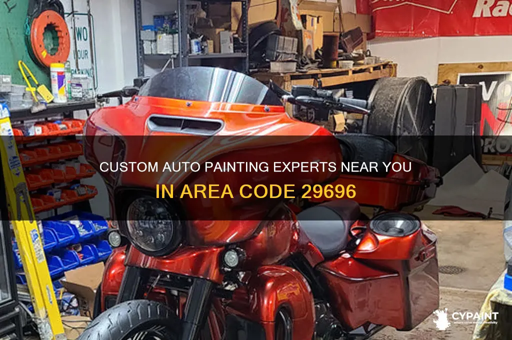 who does custom auto painting in area code 29696
