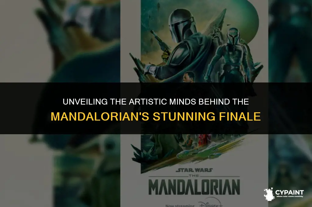 who does the paintings at the end of the mandalorian