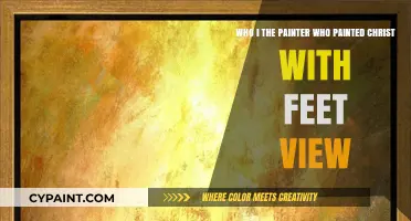 Unveiling the Artist: A Foot's Gaze at Christ's Divinity