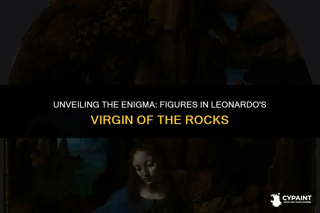 who is all in the virgin of the rocks painting