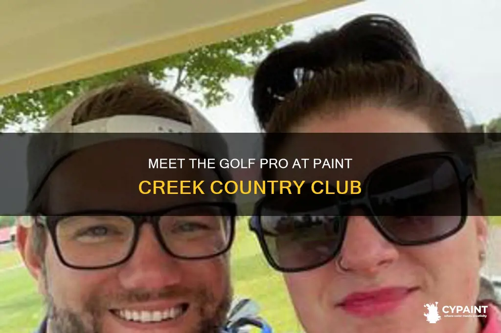 who is golf pro at paint creek country club