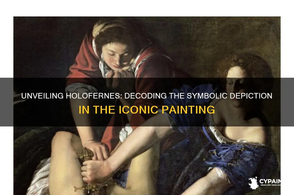 who is holofernes and what does the painting depict