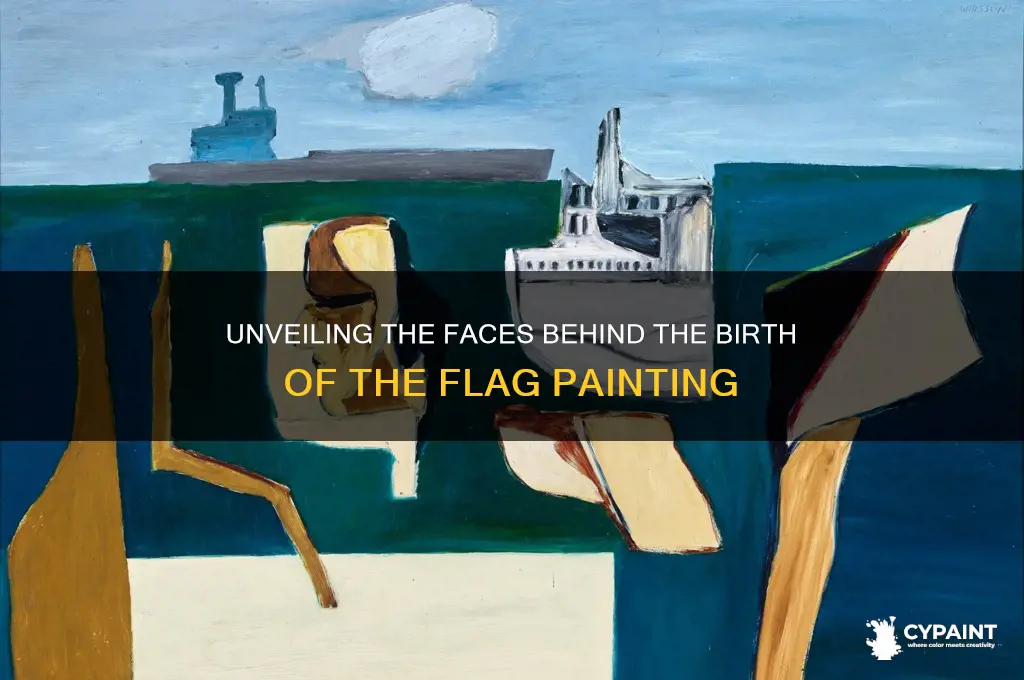who is in the birth of the flag painting
