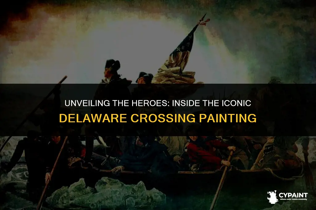 who is in the painting of washington crossing the delaware