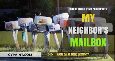 Navigating Liability: Painter's Mishap with Neighbor's Mailbox