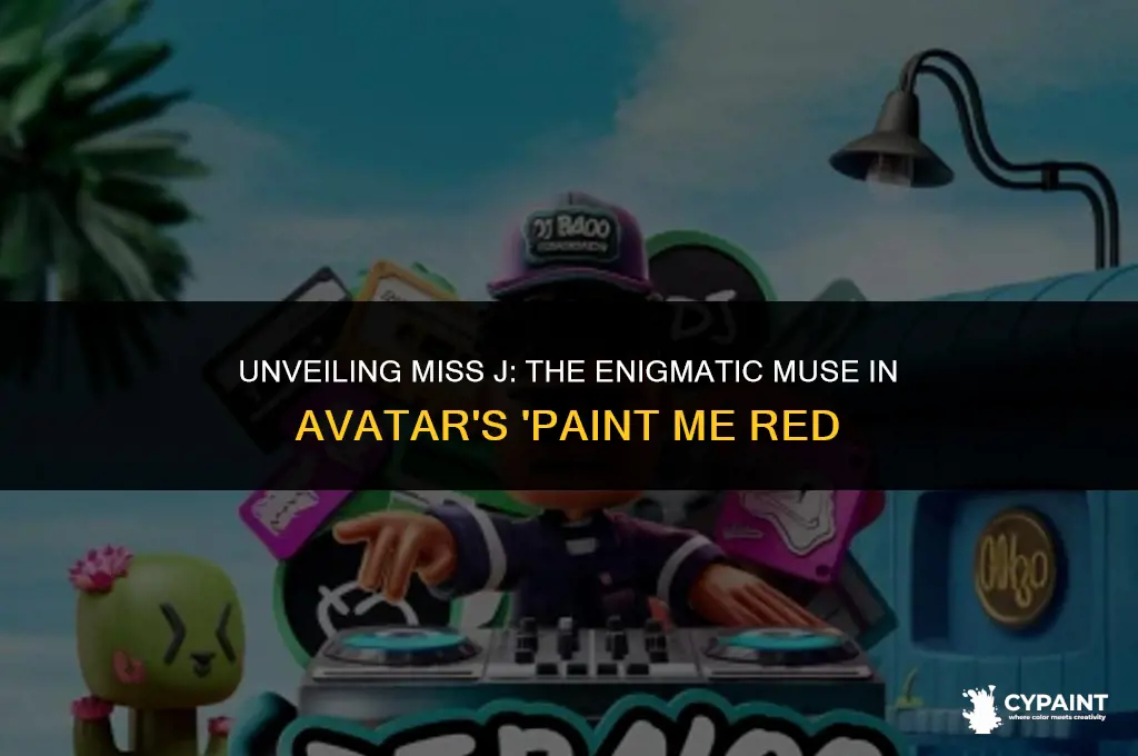 who is miss j in paint me red by avatar