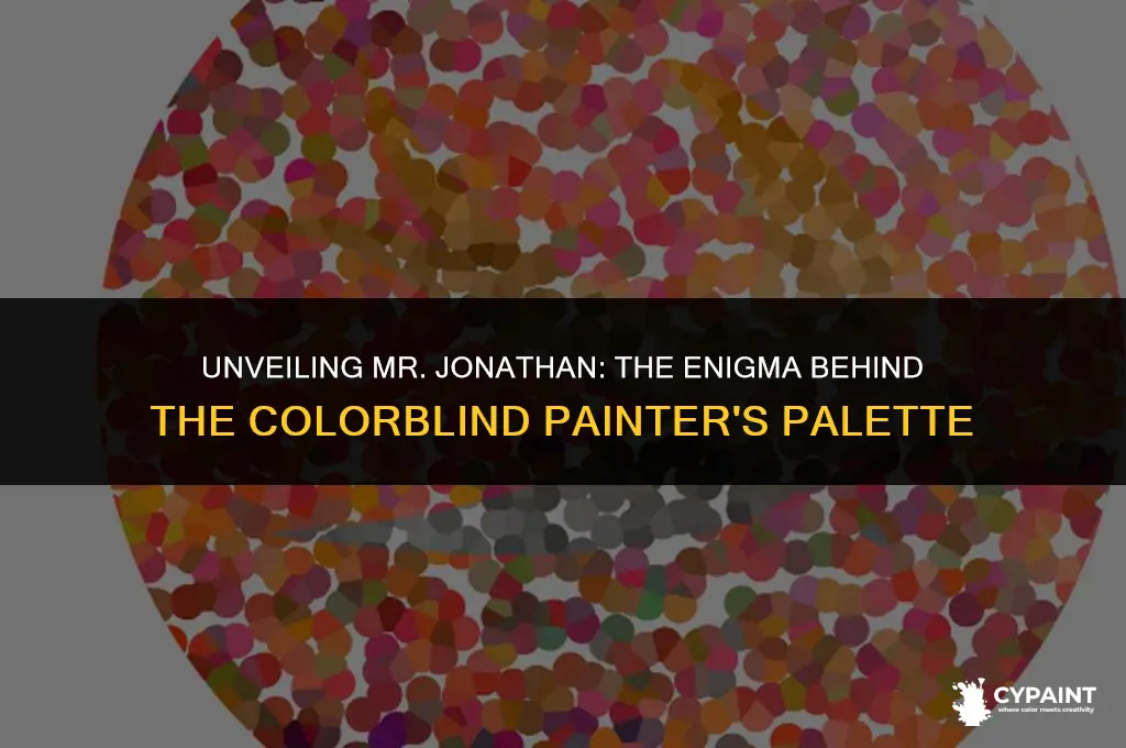 who is mr jonathan i case of the colorblind painter