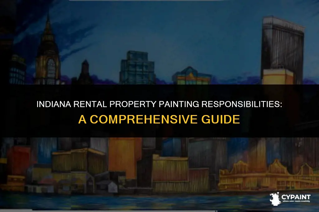 who is responsible for painting a rental property in indiana