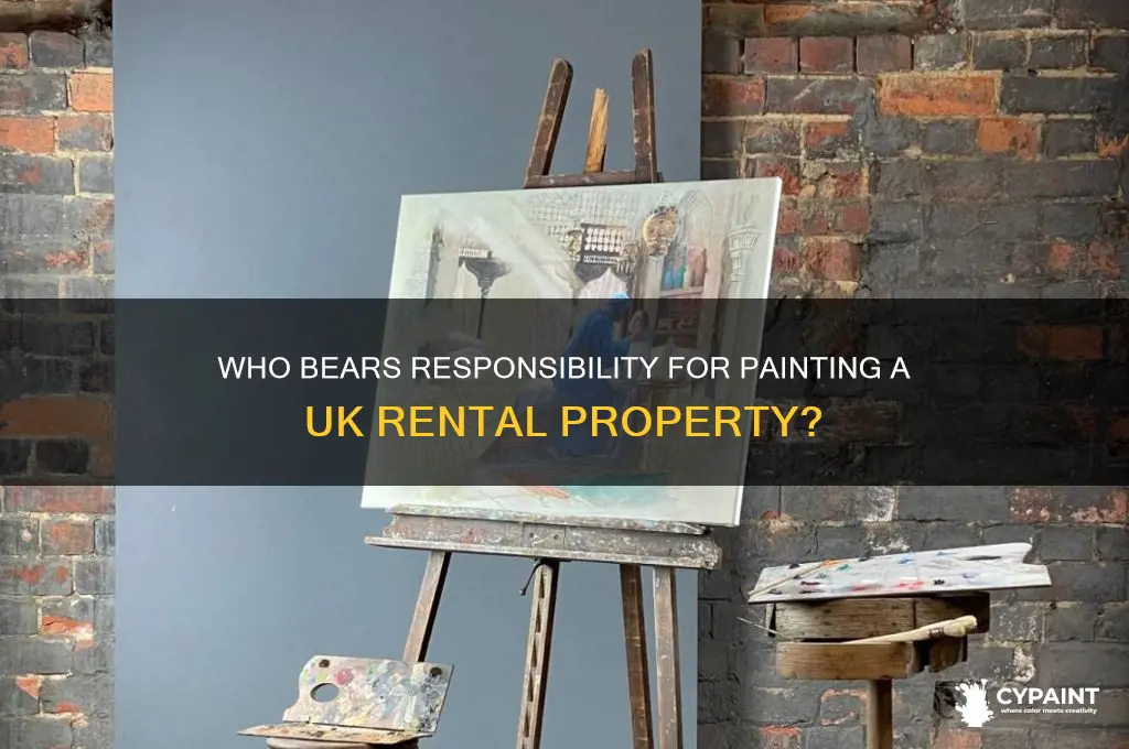 who is responsible for painting a rental property uk