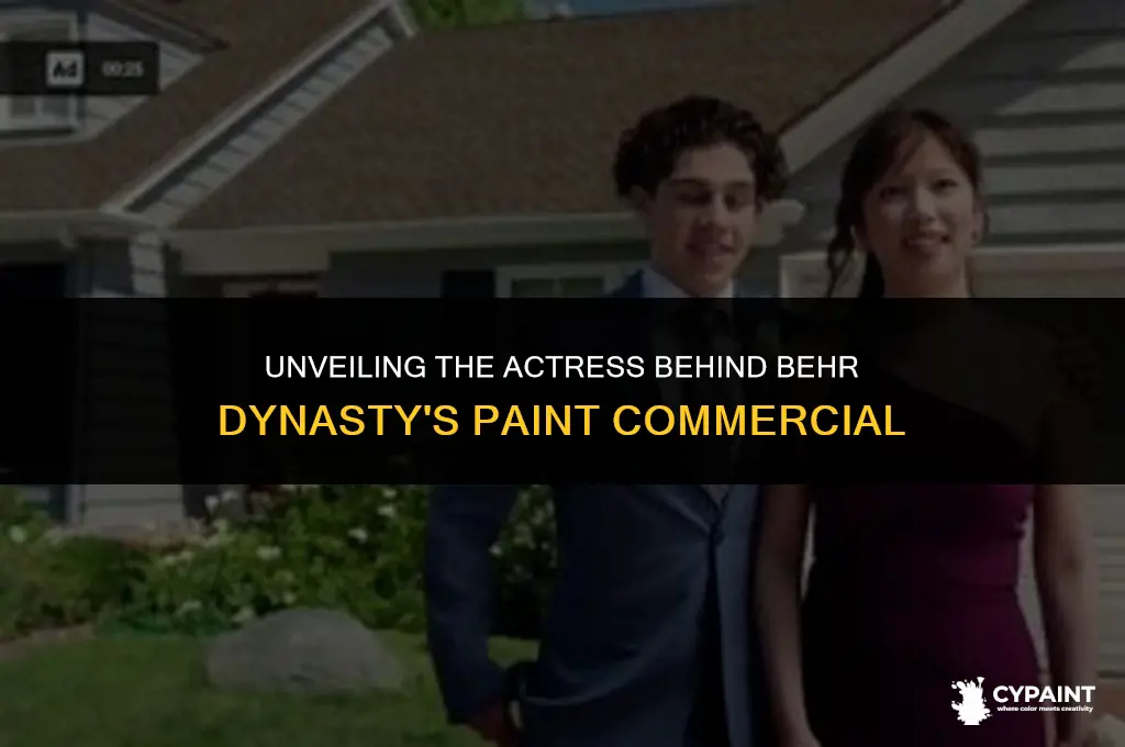 who is the actress in the behr dynasty paint commercial