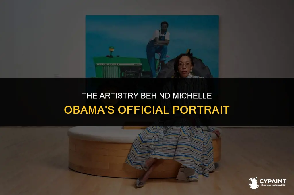who is the artist who painted michelle obama
