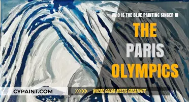 Paris Olympics Mystery: Unveiling the Blue Painting Singer