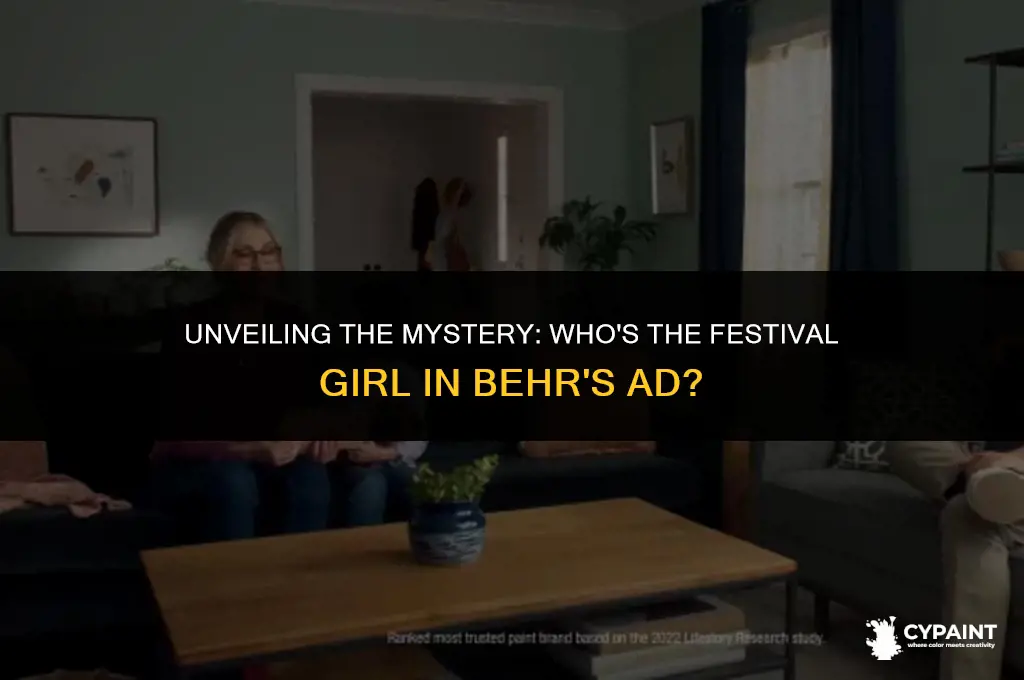 who is the festival girl in the behr paint commercial