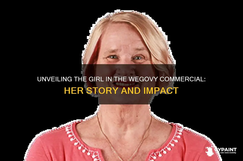 who is the girl painting in the wegovy commercial