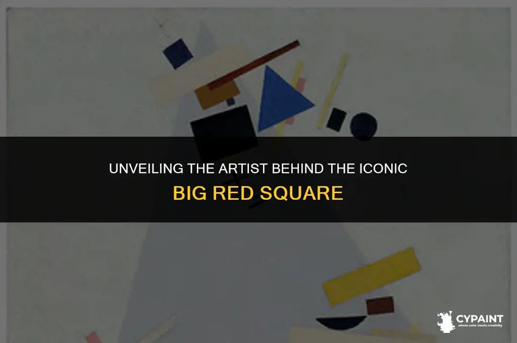 who is the guy who painted the big red square