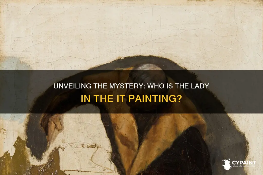 who is the lady in the painting in it
