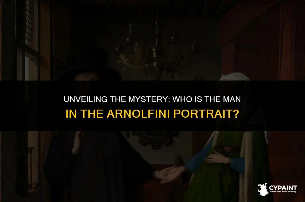 who is the main in the painting the arnolfini portrait