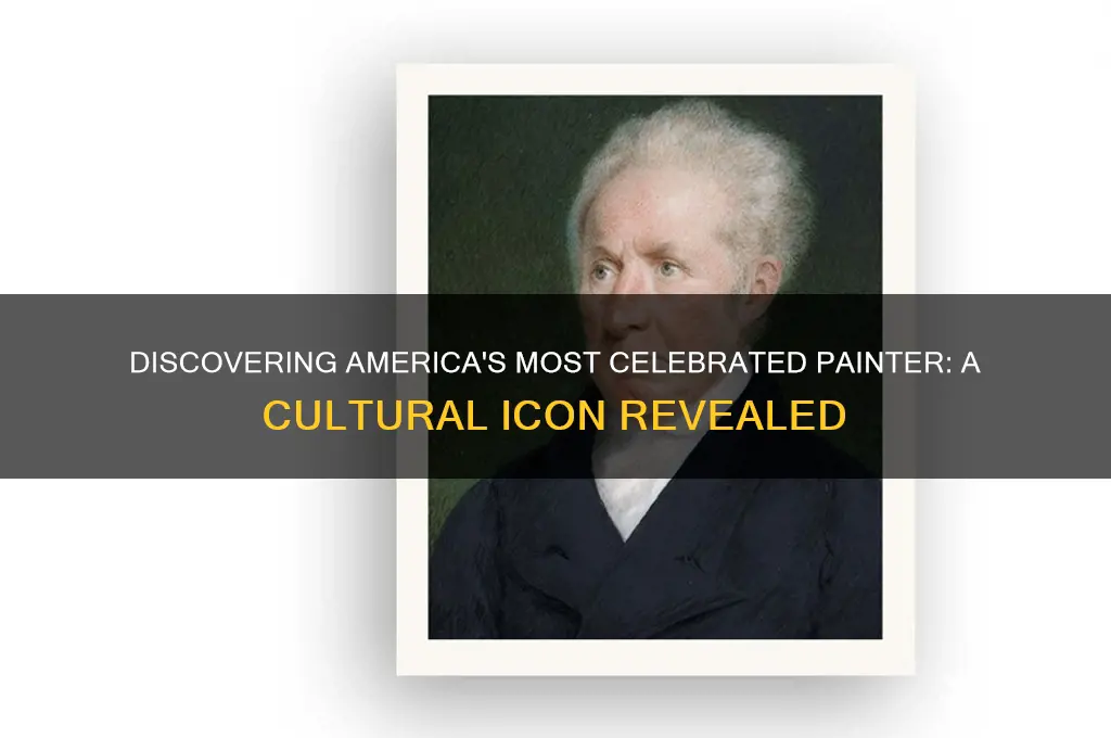 who is the most popular painter in the us