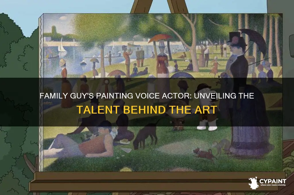 who is the painting voiced by in family guy