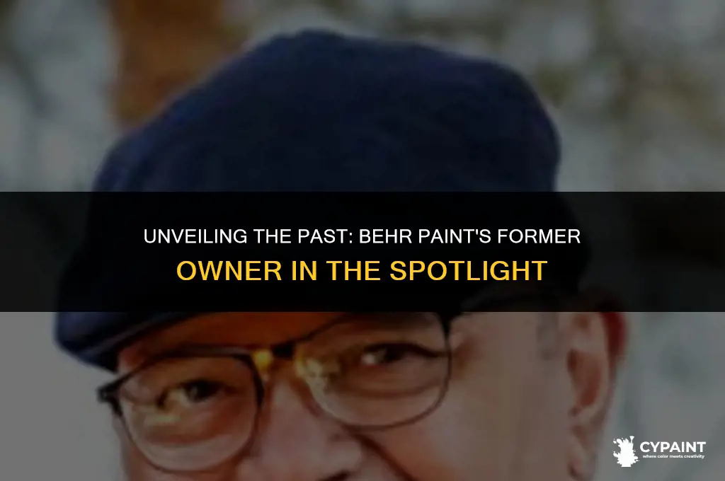 who is the previous owner in the behr paint commercial