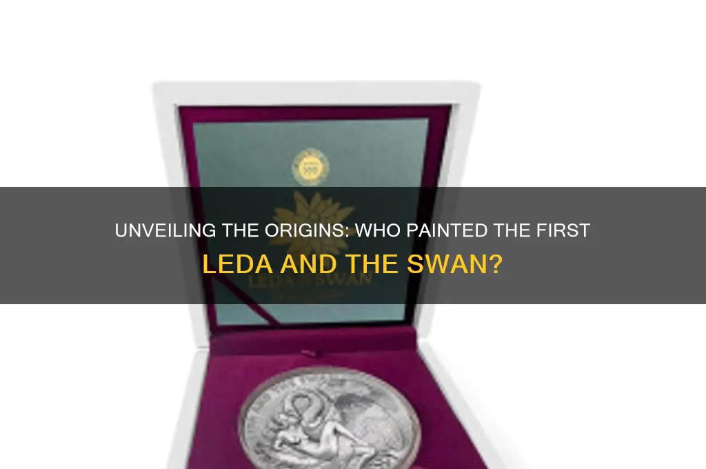 who made the first leda and the swan painting