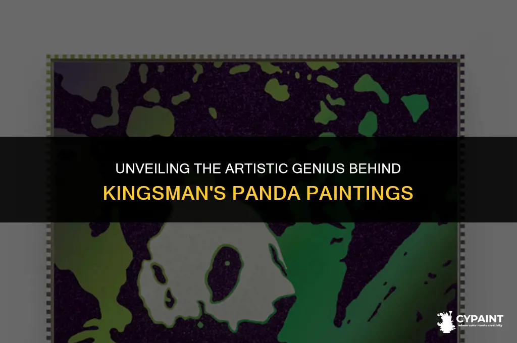 who made the panda paintings in kingsman the secret service