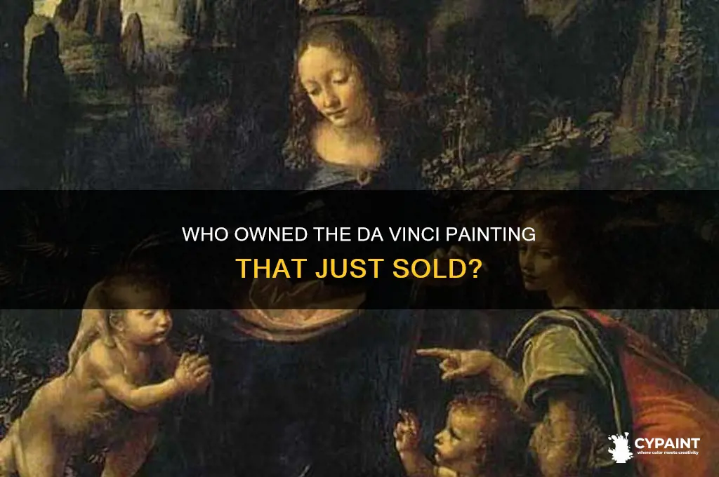 who owned the da vinci painting that just sold
