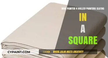 Unveiling the Artist Behind the Square of Rolled Painter's Cloths