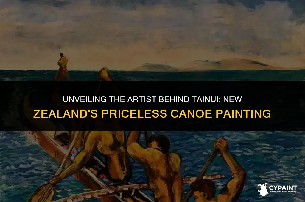 who painted canoe tainui new zealand