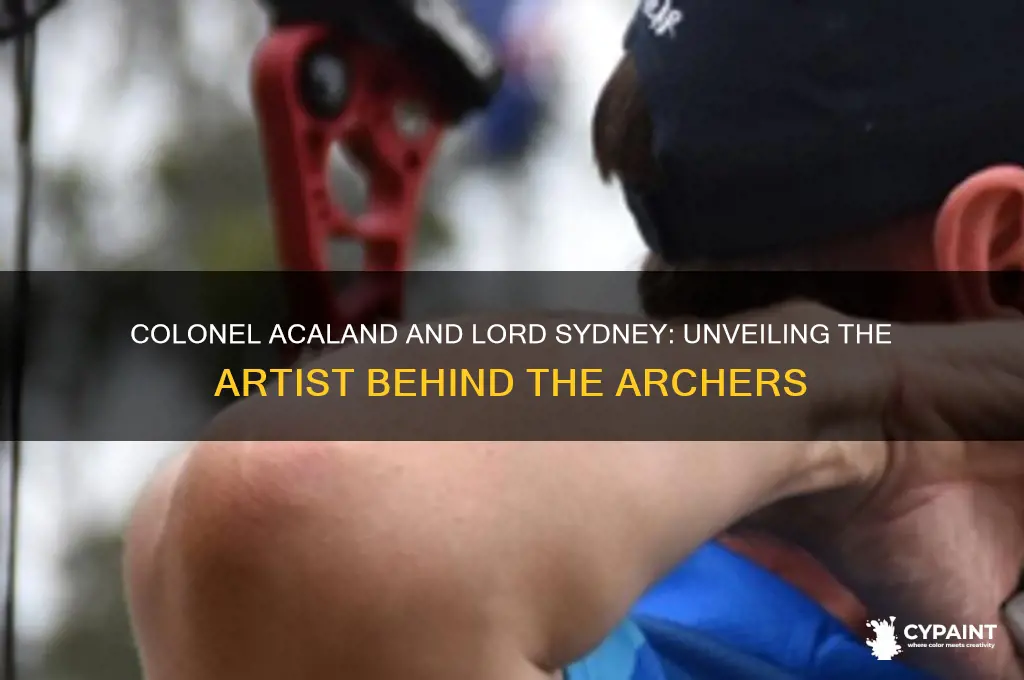 who painted colonel acland and lord sydney the archers