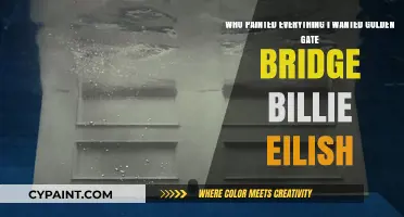 Brushstrokes of Desire: Billie Eilish's Golden Gate Bridge Fantasy