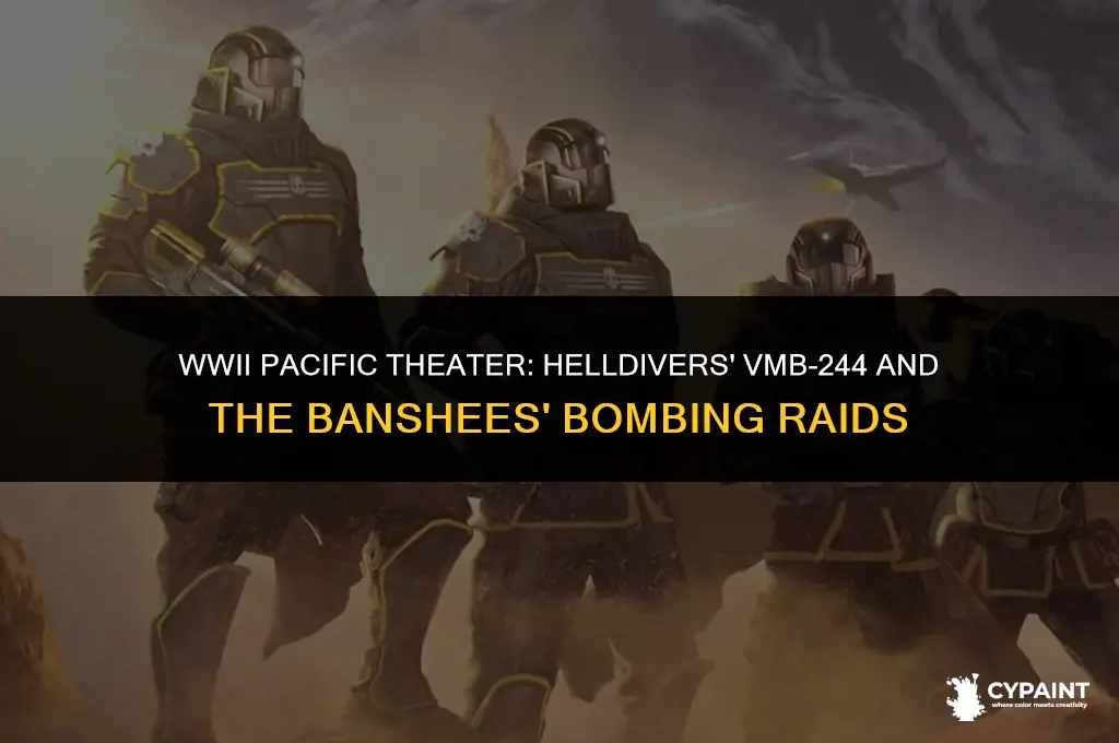 who painted helldivers vmbs 244 pacific theater ww2 bombing banshees