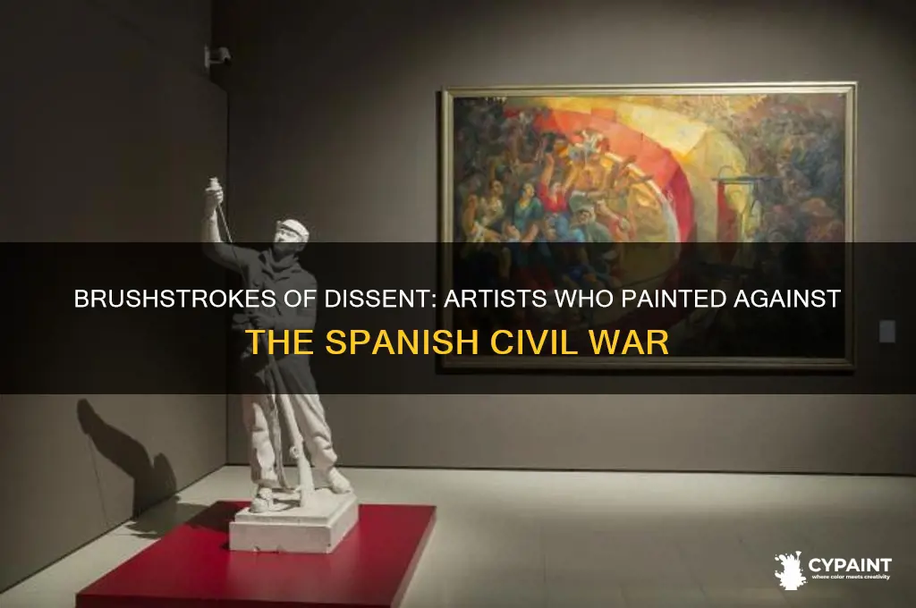 who painted in protest of the spanish civil war