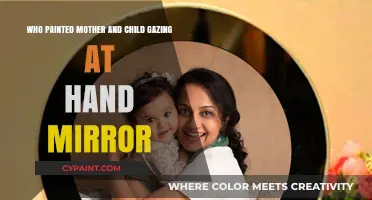 Mother and Child Gazing at Hand Mirror: The Artist Revealed
