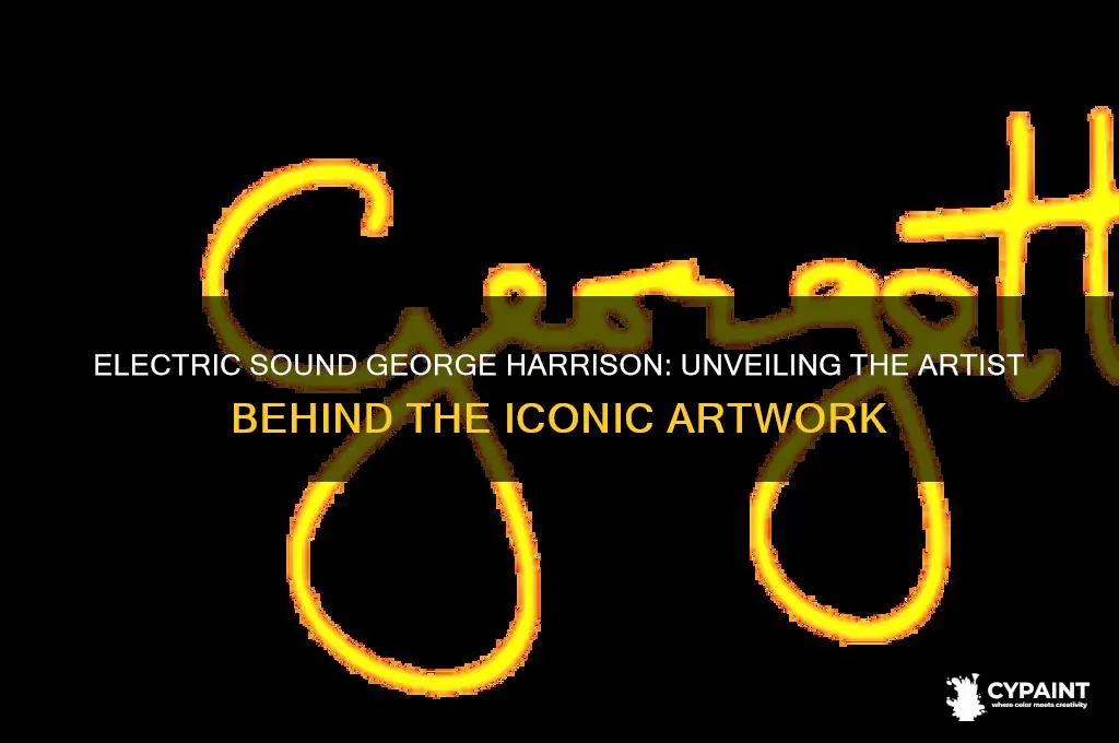 who painted the artwork of electric sound george harrison