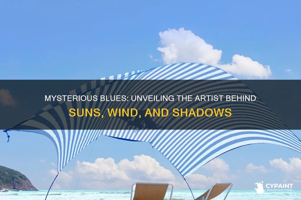 who painted the blues background with suns and wind