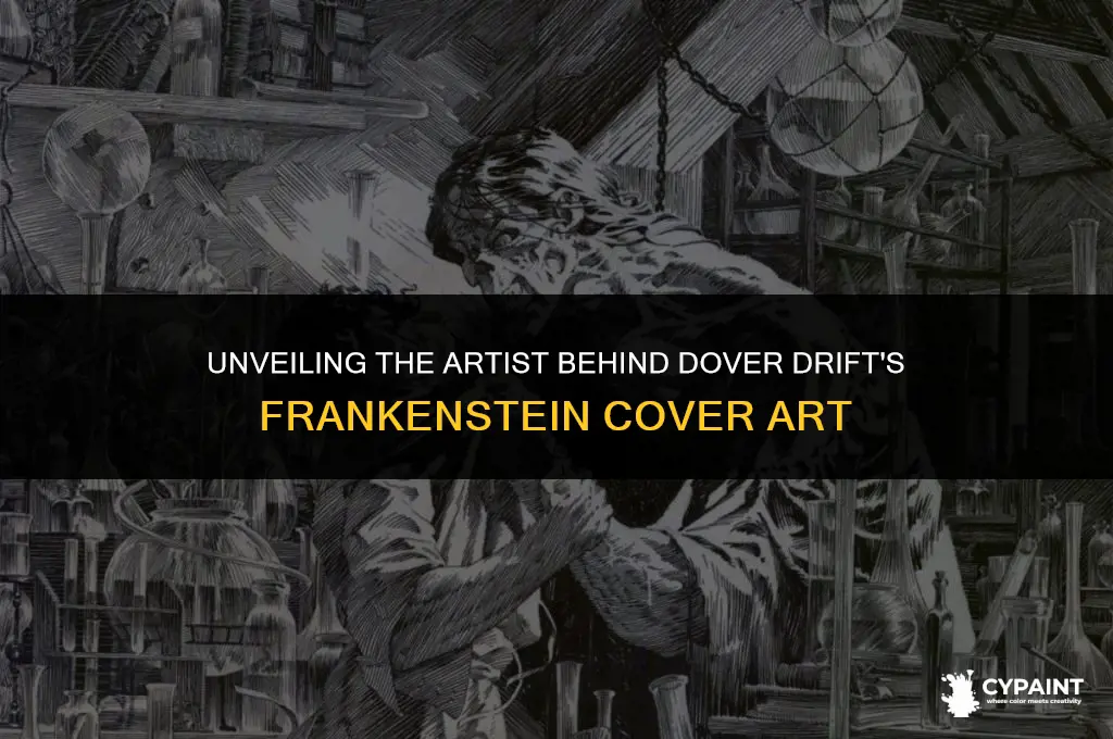 who painted the cover art for the dover drift frankenstein