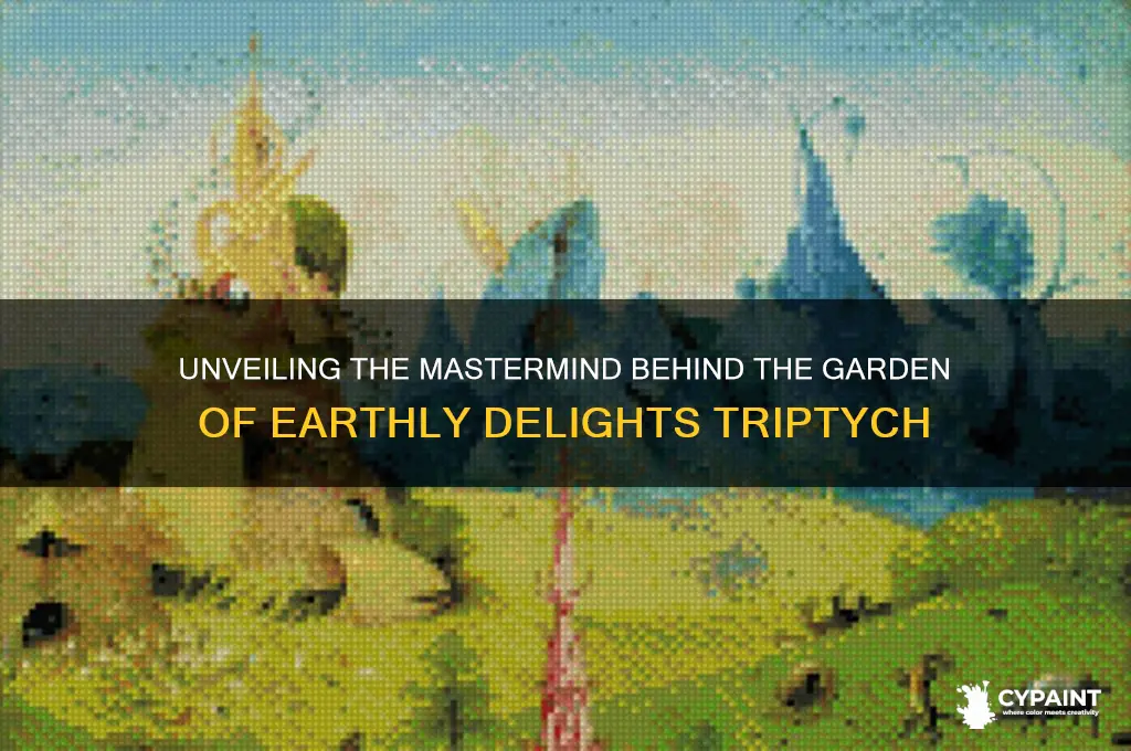 who painted the famous triptych garden of earthly delights