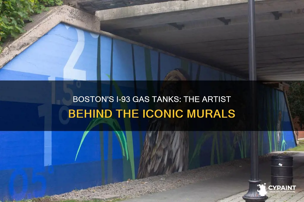 who painted the gas tanks in boston on i93