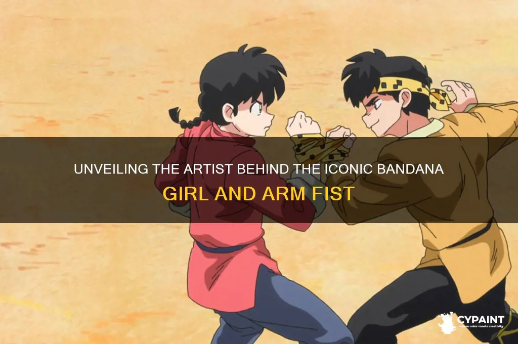 who painted the girl with the bandana and armfist