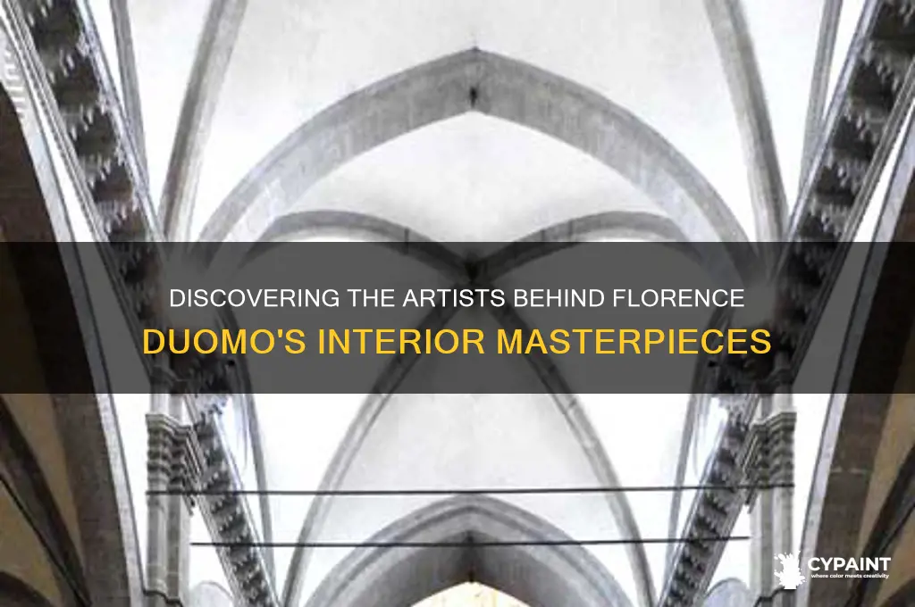 who painted the inside of the duomo in florence