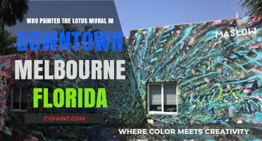 Discovering the Artist Behind Melbourne, Florida's Downtown Lotus Mural