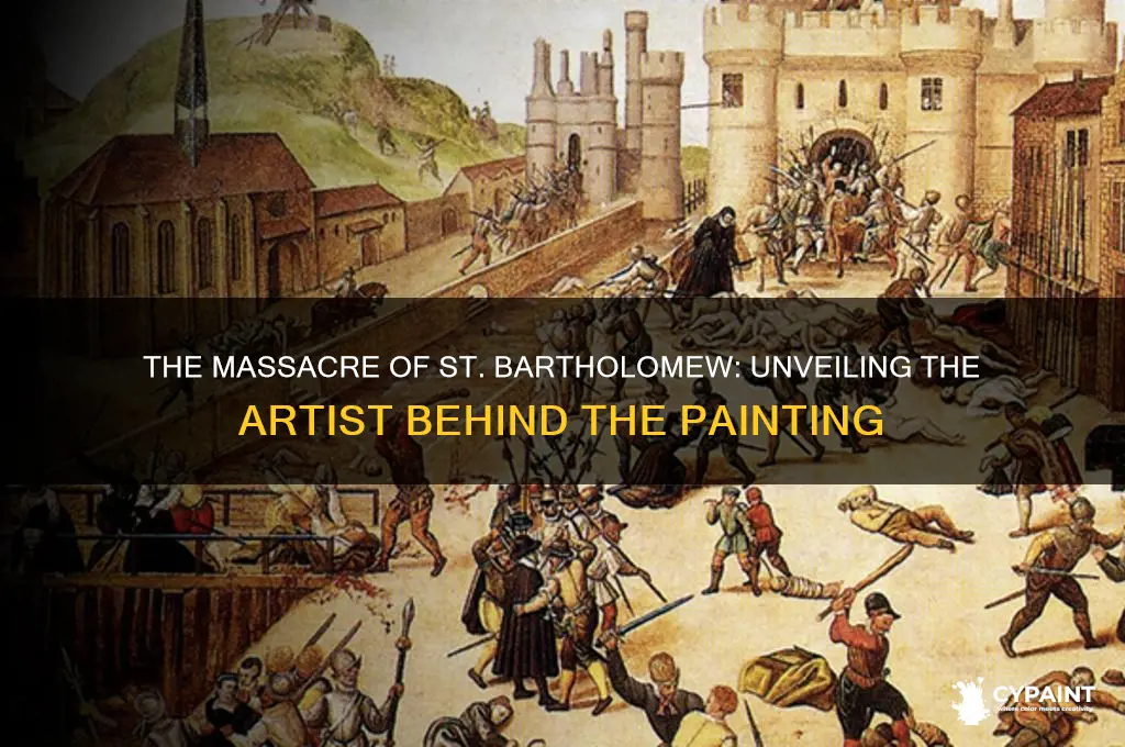 who painted the masacare of st bartholemew in paris