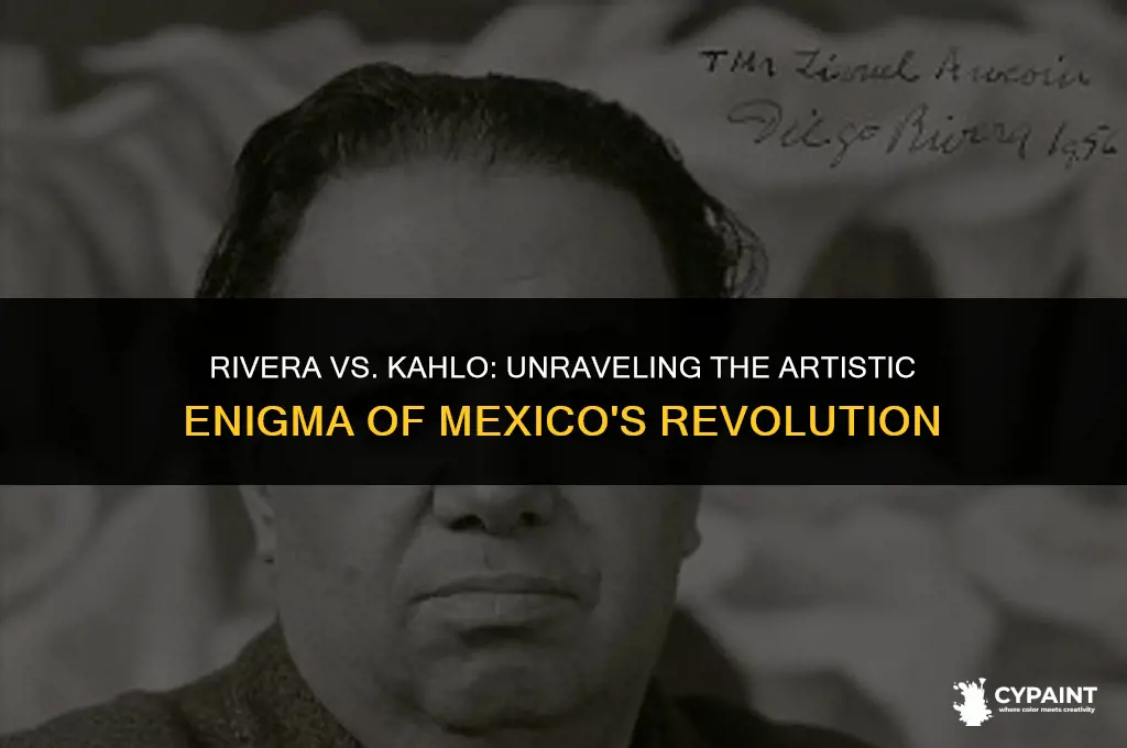 who painted the mexican revolution diego rivera or frida kahlo