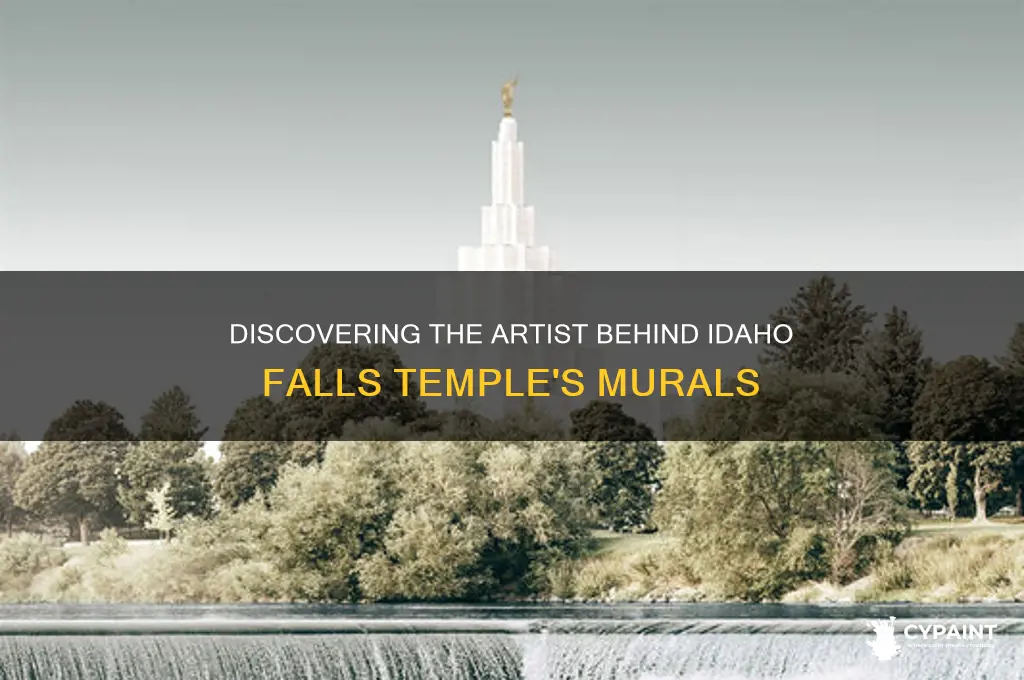 who painted the murals in the idaho falls temple
