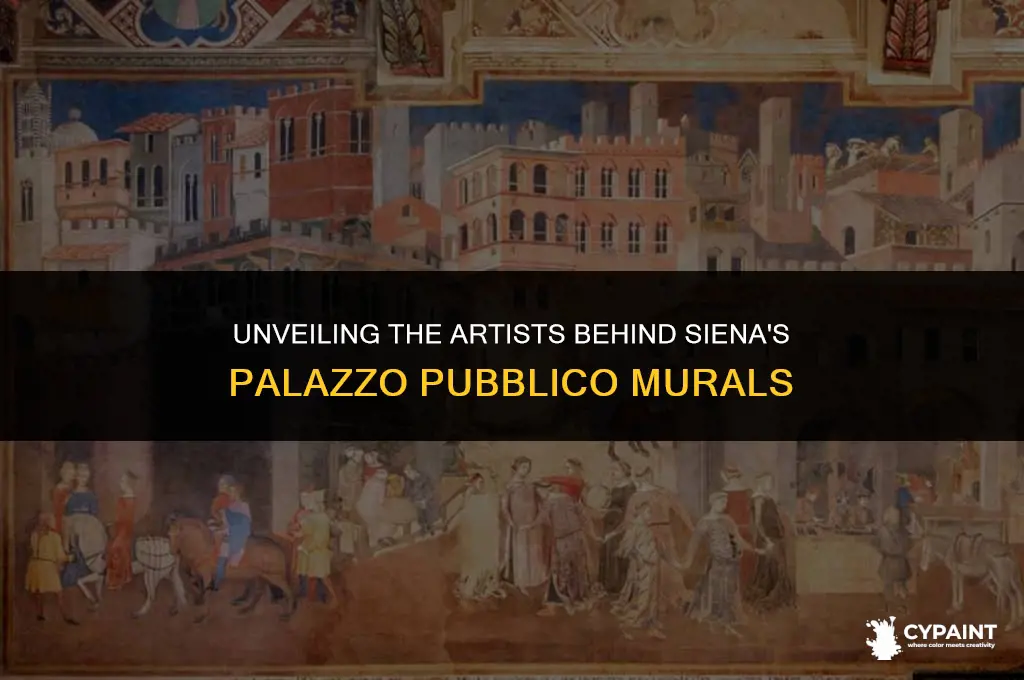 who painted the murals in the palazzo pubblico in siena