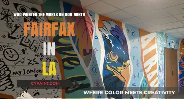 Unveiling the Artist Behind the 800 North Fairfax Murals