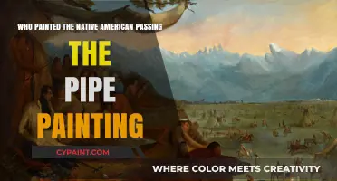 Who Painted the Iconic Native American Passing the Pipe?